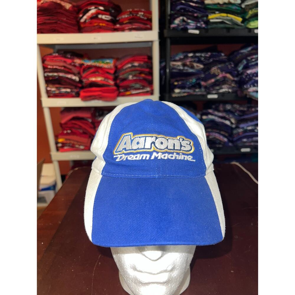 Vintage Aarons Hat Dream Machine Blue Cap Headwear
